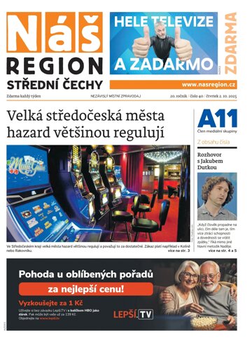 Obálka e-magazínu Náš Region - Střední Čechy 40/2025