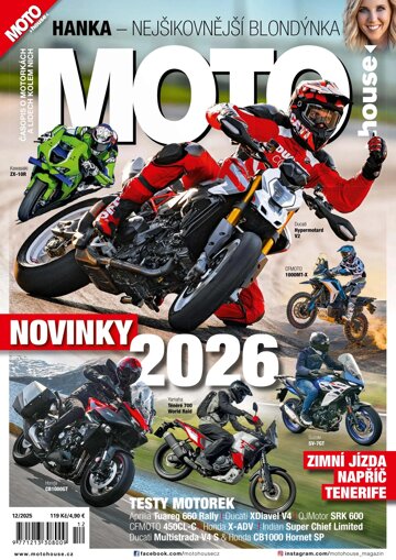 Obálka e-magazínu Motohouse 12/2025
