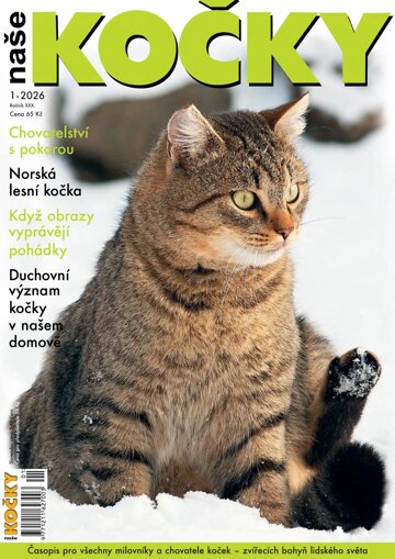 Obálka e-magazínu Naše kočky 1/2026