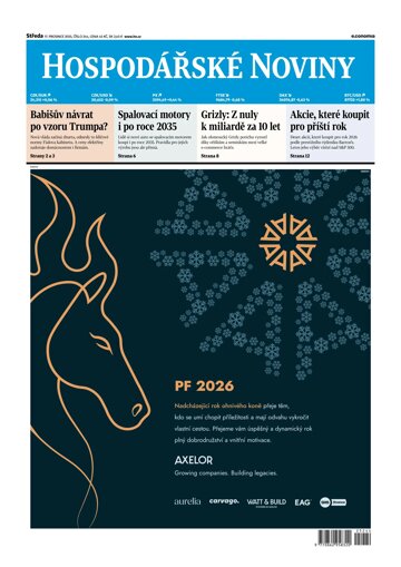 Obálka e-magazínu Hospodářské noviny 244 - 17.12.2025
