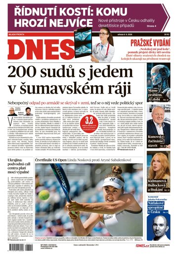 Obálka e-magazínu MF Dnes 9.9.2026
