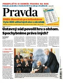 Obálka e-magazínu Pravda 29.10.2014