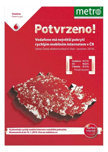 Obálka e-magazínu deník METRO 19.12.2014