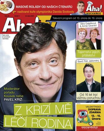 Obálka e-magazínu AHA! Tv - 12.2.2015