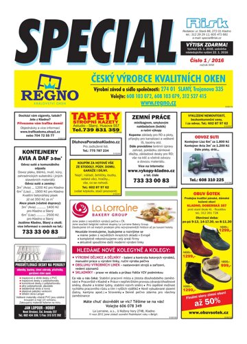Obálka e-magazínu Special 1/2016