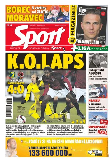 Obálka e-magazínu Sport 17.2.2017