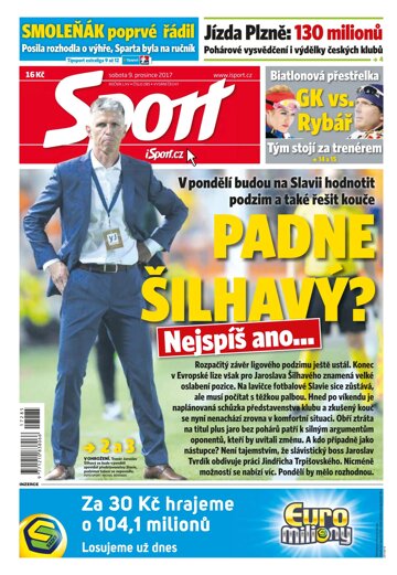 Obálka e-magazínu Sport 9.12.2017