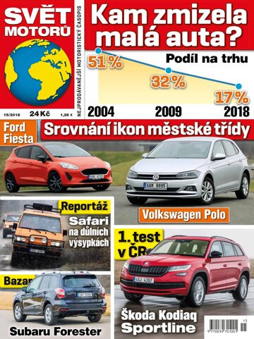 Obálka e-magazínu Svět motorů 9.4.2018