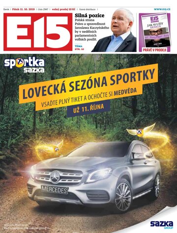 Obálka e-magazínu E15 11.10.2019