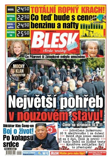 Obálka e-magazínu Blesk 22.4.2020