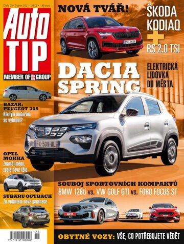 Obálka e-magazínu Auto TIP 8/2021