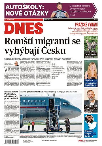 Obálka e-magazínu MF Dnes 27.4.2022