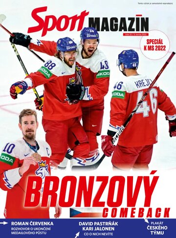 Obálka e-magazínu Příloha Sport s magazínem - 3.6.2022