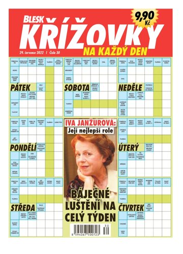 Obálka e-magazínu Blesk křížovky na každý den 30/2022