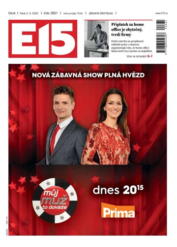 Obálka e-magazínu E15 2.9.2022