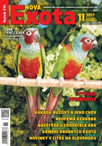 Obálka e-magazínu Nová EXOTA 11/2017