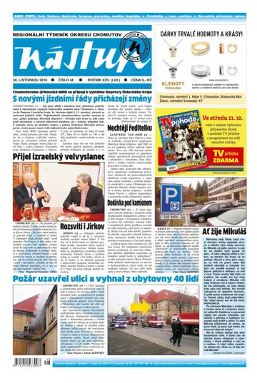 Obálka e-magazínu Nástup 48/2016