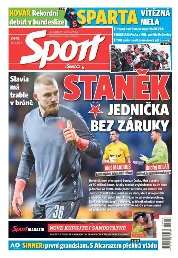 Obálka e-magazínu Sport 29.1.2024