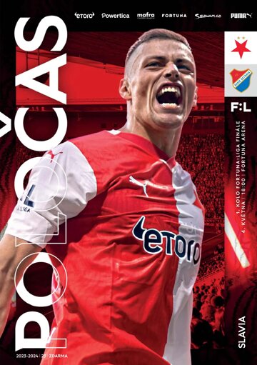 Obálka e-magazínu Poločas 24/2023č.23 Slavia - Ostrava