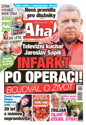 Obálka e-magazínu AHA! 13.5.2024