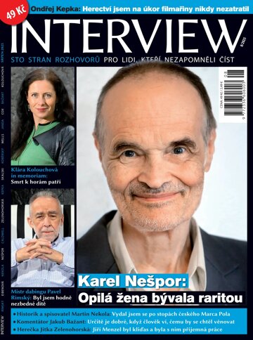 Obálka e-magazínu INTERVIEW