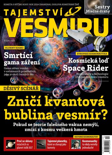 Obálka e-magazínu Tajemství Vesmíru 10/2025