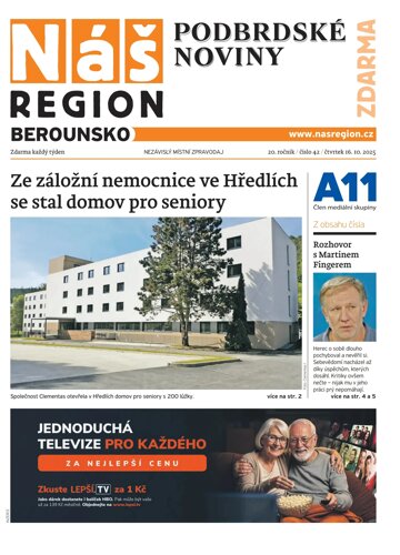 Obálka e-magazínu Náš Region - Berounsko 42/2025