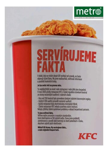 Obálka e-magazínu deník METRO 15.12.2025