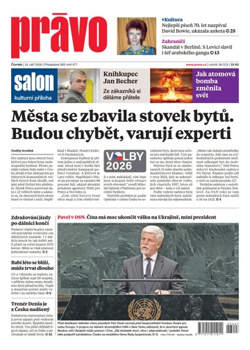 Obálka e-magazínu Deník Právo 24.9.2026