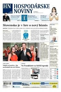 Obálka e-magazínu Hospodárske noviny 12.09.2013