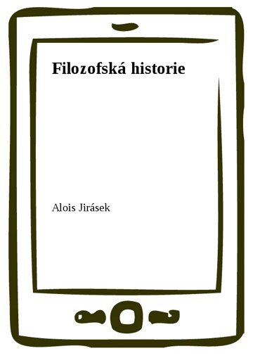 Obálka knihy Filozofská historie