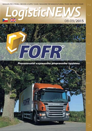 Obálka e-magazínu Logistic News 8-9/2015