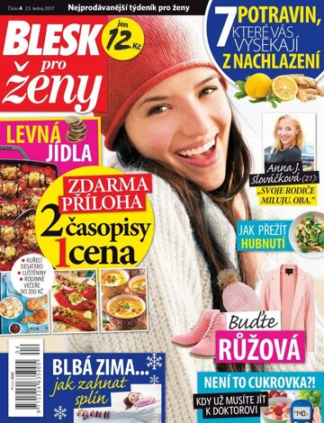 Obálka e-magazínu Blesk pro ženy 24.1.2017