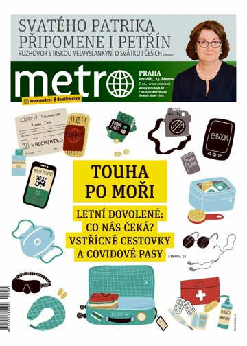 Obálka e-magazínu deník METRO 15.3.2021