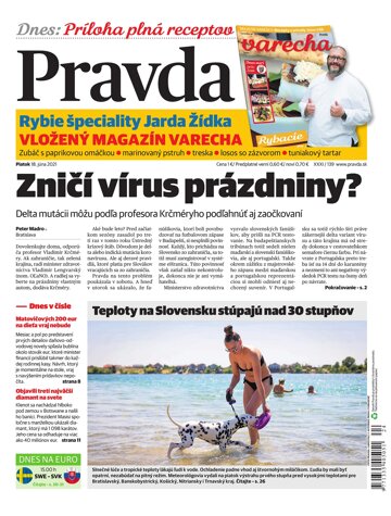 Obálka e-magazínu Pravda 18. 6. 2021