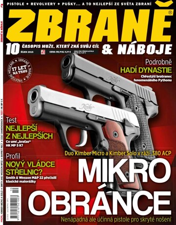 Obálka e-magazínu Zbraně & náboje 10/15