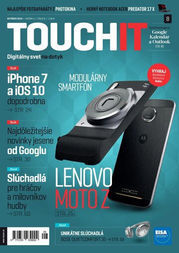 Obálka e-magazínu TouchIT 8/2016