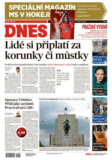 Obálka e-magazínu MF Dnes 9.5.2024