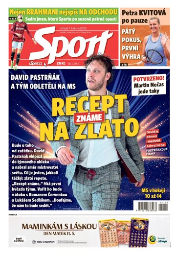 Obálka e-magazínu Sport 7.5.2025