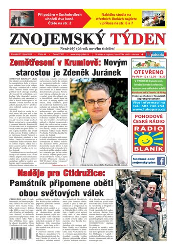 Obálka e-magazínu Znojemský týden 44/2025
