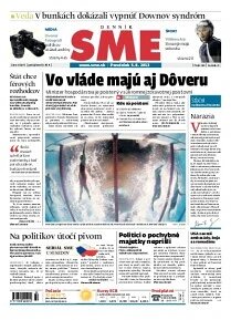 Obálka e-magazínu SME 5.8.2013
