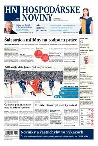 Obálka e-magazínu Hospodárske noviny 20.01.2014