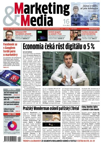 Obálka e-magazínu Marketing & Media 16 - 13.4.2015