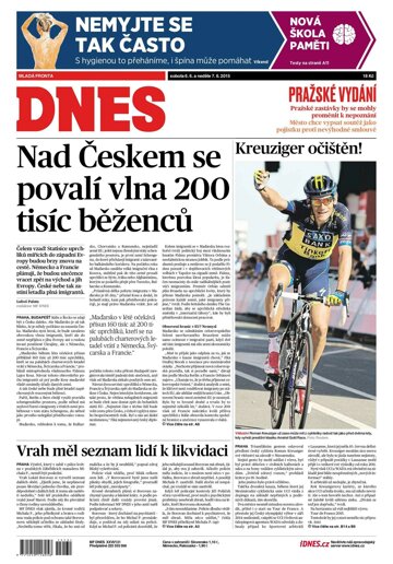 Obálka e-magazínu MF Dnes 6.6.2015