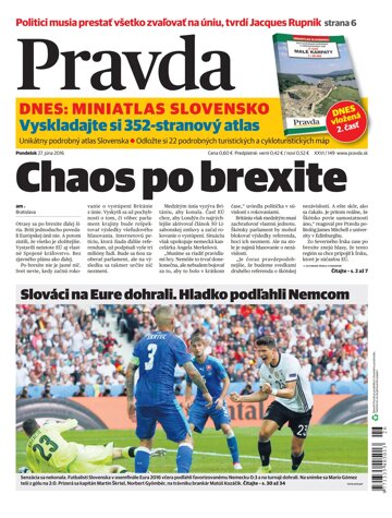 Obálka e-magazínu Pravda 27. 6. 2016