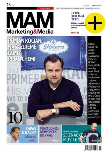Obálka e-magazínu Marketing & Media 18 - 2.5.2017