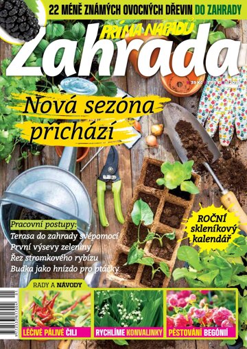 Obálka e-magazínu Zahrada prima nápadů 1/2018