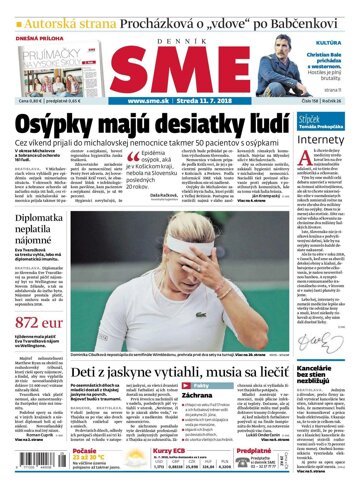 Obálka e-magazínu SME 11.7.2018