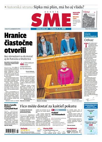 Obálka e-magazínu SME 6.6.2020