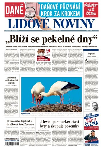 Obálka e-magazínu Lidové noviny 25.2.2021